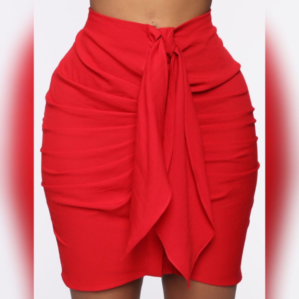 Red Mini Skirt